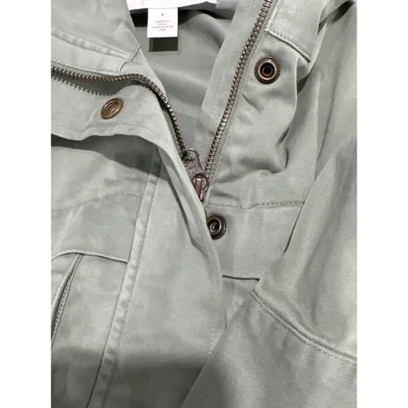CASLON Green Crop Utility Jacket SMALL - Picture 8 of 10